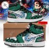 Los Angeles Dodgers X The Kimetsu No Yaiba Custom Name Air Force 1 Sneakers