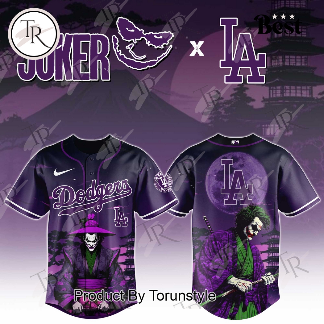 Los Angeles Dodgers X Joker 2025 Special Edition Baseball Jersey Los Angeles Dodgers X Joker 2025 Special Edition Baseball Jersey