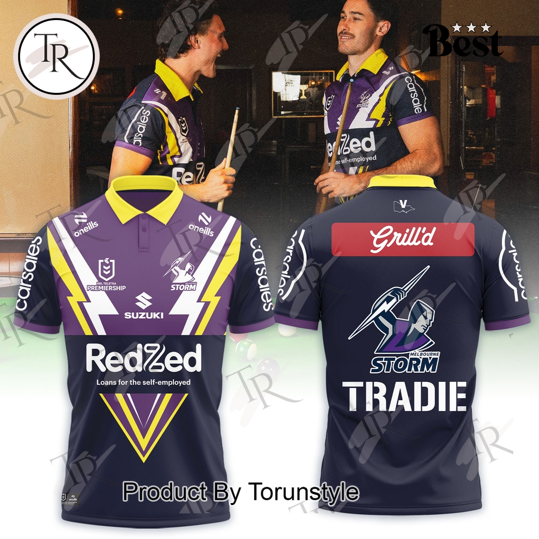 Melbourne Storm 2025 City Edition Polo Shirt Melbourne Storm 2025 City Edition Polo Shirt