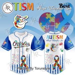Baltimore Orioles X Autism Awareness Month Accept-Understand-Love 2025 Limited Edition Baseball Jersey Baltimore Orioles X Autism Awareness Month Accept-Understand-Love 2025 Limited Edition Baseball Jersey