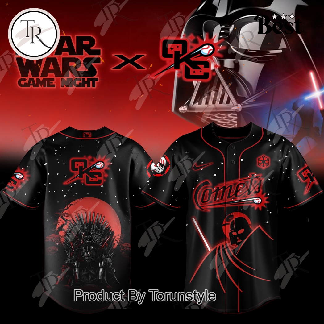 Oklahoma City Comets 2025 X Star Wars Game Night Special Edition Baseball Jersey