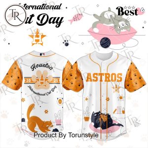 Houston Astros X 2025 International Cat Day Limited Edition Baseball Jersey