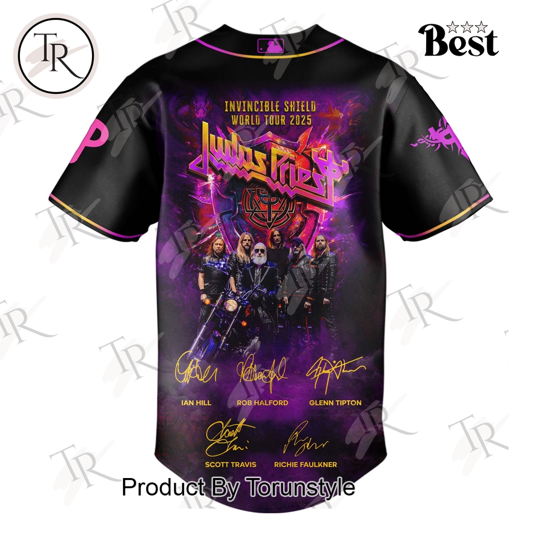 Philadelphia Phillies X Judas Priest Invincible Shield World Tour 2025 Baseball Jersey Philadelphia Phillies X Judas Priest Invincible Shield World Tour 2025 Baseball Jersey