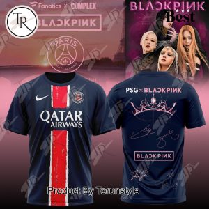 Paris Saint-Germain X BLACKPINK Special Edition Blue 2025 Hoodie