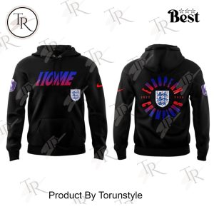 England Lionesses Home Winner European Champions Home 2022 – 2025 Black Hoodie