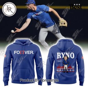 Chicago Cubs X Ryne Sandberg Fo23ver Navy Hoodie