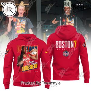 Aliyah Boston Number 7 X Indiana Fever 2025 There She Go Limited Edition Hoodie