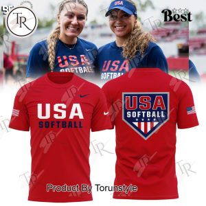 2025 Champions USA Softball Team Limited Edition Hoodie – Red