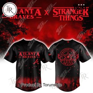 Stranger Things x Atlanta Braves 2025 Limited Edition Baseball Jersey
