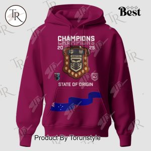 Champions 2025 State Of Origin Queensland Maroons X Australia Limited Edition Hoodie