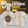San Diego Padres X Theme Game Catholic Night 2025 Limited Edition Baseball Jersey – Black