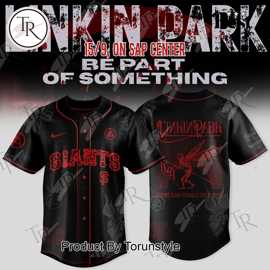 San Francisco Giants X Linkin Park From Zero World Tour 2025  Edition Baseball Jersey