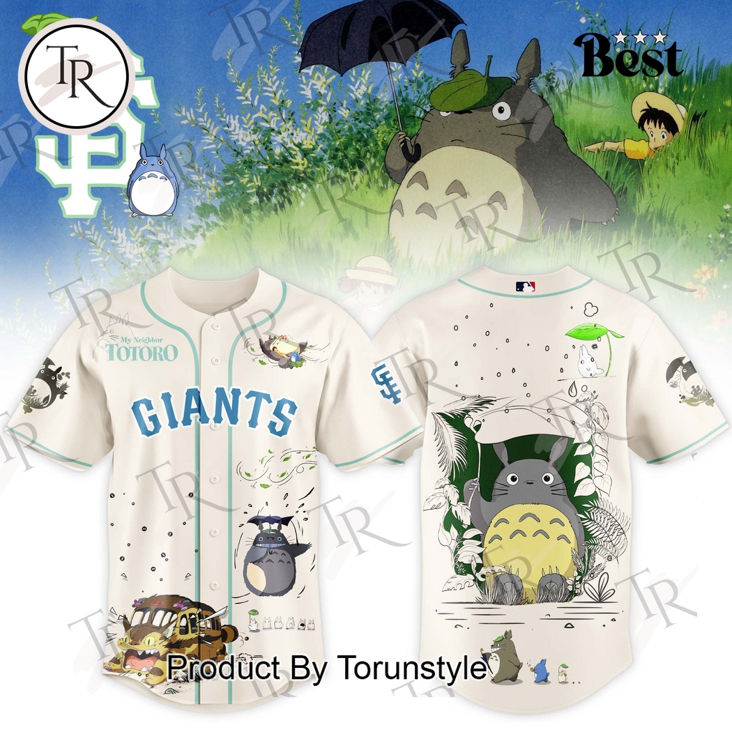 San Francisco Giants X Studio Ghibli 2025  Edition Baseball Jersey
