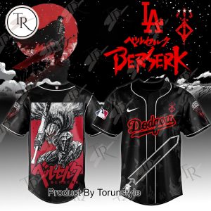 Los Angeles Dodgers x Berserk Black Special Edition 2025 Baseball Jersey