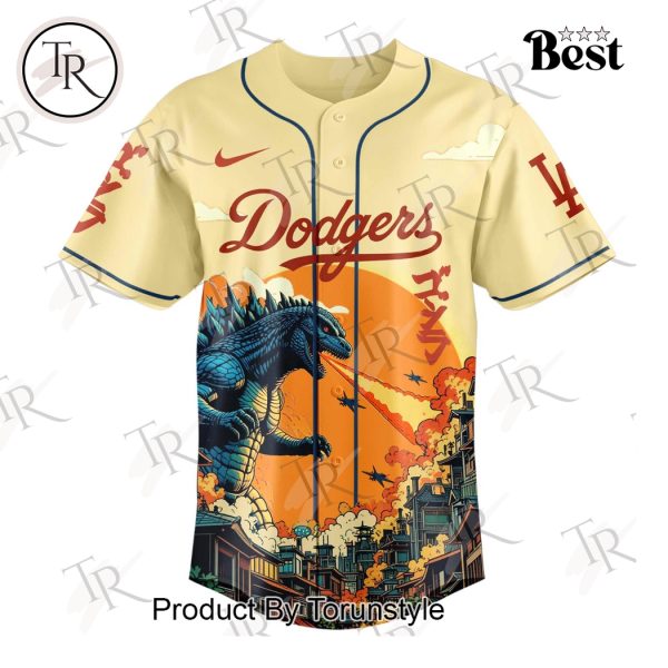 2025 Los Angeles Dodgers Godzilla New Limited Edition Baseball Jersey