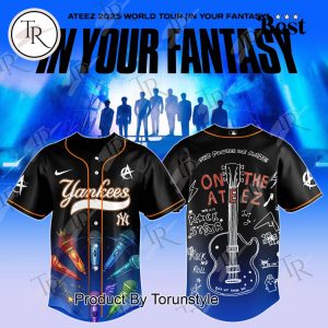 New York Yankees The Poster We Made! On The Ateez 2025 Special Edition Baseball Jersey