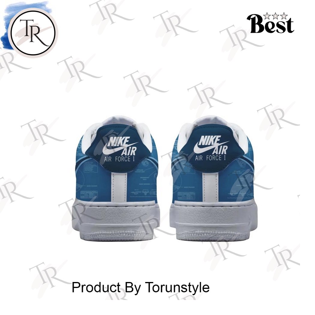 Star Trek Uss Enterprise NCC-1701 Limited Edition Air Force 1 Sneakers Star Trek Uss Enterprise NCC-1701 Limited Edition Air Force 1 Sneakers