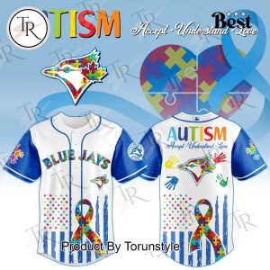 Toronto Blue Jays X Autism Awareness Month 2025 Limited Edition Baseball Jersey