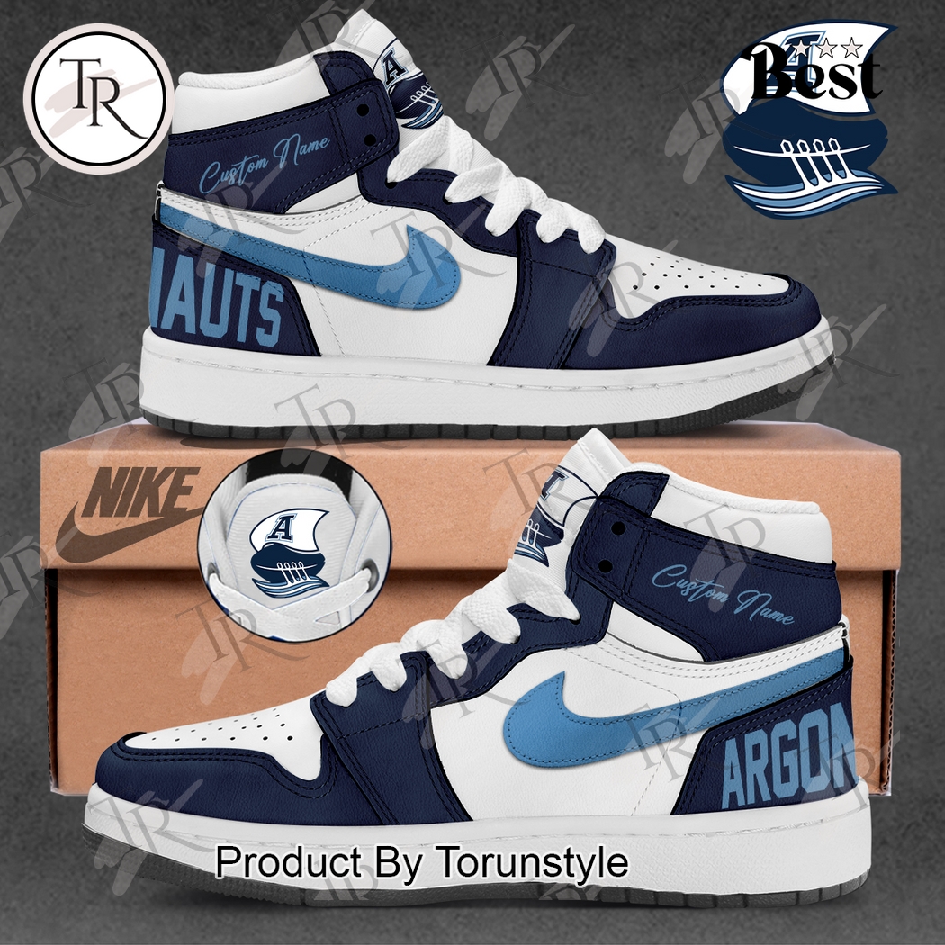 Toronto Argonauts Limited Edition 2025 Air Jordan 1 Sneakers Toronto Argonauts Limited Edition 2025 Air Jordan 1 Sneakers