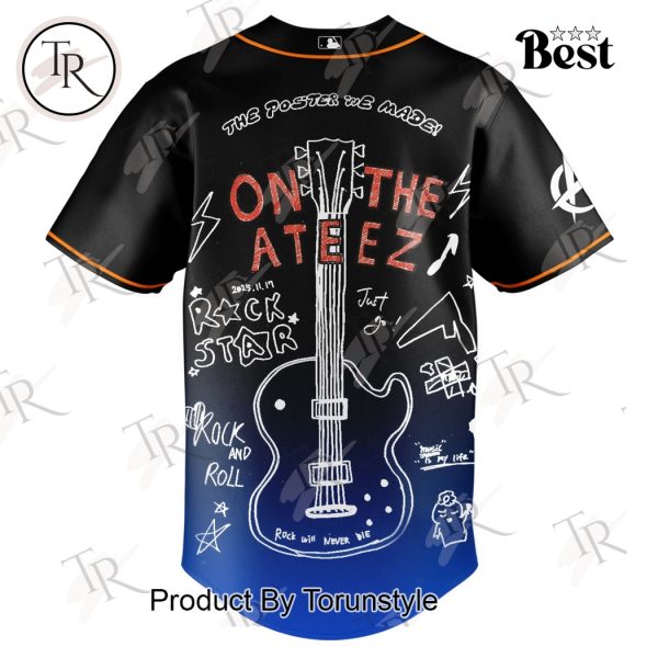 New York Mets The Poster We Made! On The Ateez 2025 Special Edition Baseball Jersey