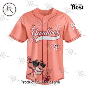 New York Yankees X Pink Panther 2025 “Don’t Give A $hit!” Limited Edition Baseball Jersey
