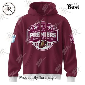 State Of Origin Premiers Queensland Maroons 2025 Limited Edition Hoodie