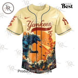 2025 New York Yankees Godzilla New Limited Edition Baseball Jersey