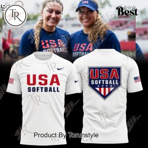 2025 Champions USA Softball Team Limited Edition Hoodie – White