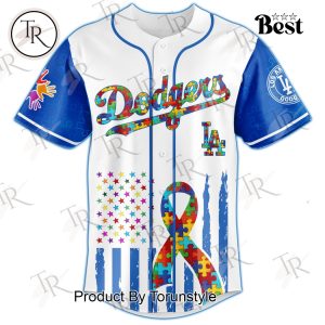 Los Angeles Dodgers X Autism Awareness Month Accept-Understand-Love 2025 Limited Edition Baseball Jersey