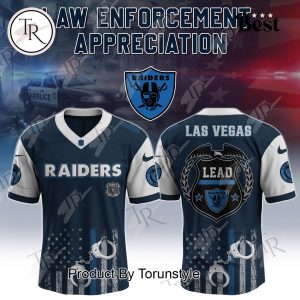 Las Vegas Raiders  Law Enforcement Appreciation 2025 Limited Edition Football Jersey