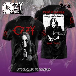 Rest In Peace Prince Of Darkness Ozzy Osbourne 1948-2025 Limited Edition Hoodie