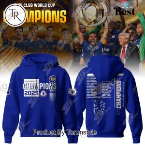 2025 Chelsea F.C Champions FIFA Club World Cup Special Edition Hoodie