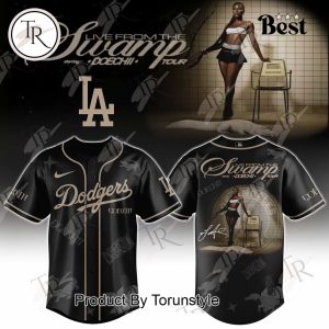 Los Angeles Dodgers X Doechii Live From the Swamp Tour 2025 Special Edition Baseball Jersey Los Angeles Dodgers X Doechii Live From the Swamp Tour 2025 Special Edition Baseball Jersey