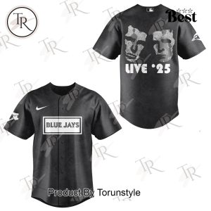 Oasis Rock Band X Toronto Blue Jays Live 25′ Special Edition Baseball Jersey