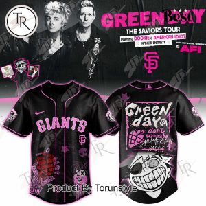 San Francisco Giants X Green Day The Saviors Tour Special Edition Baseball Jersey