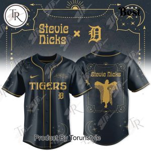 Detroit Tigers X Stevie Nicks Tour 2025 Baseball Jersey