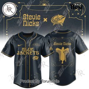 Columbus Blue Jackets X Stevie Nicks Tour 2025 Baseball Jersey
