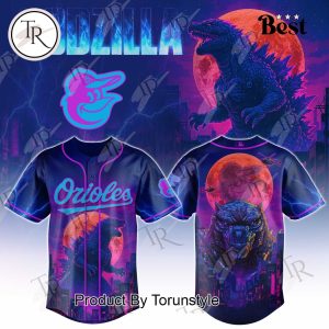 Baltimore Orioles X Godzilla Special Edition Baseball Jersey