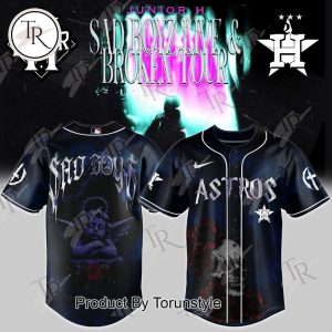 Houston Astros X Junior H Tour AD BOYZ LIVE & BROKEN 2025 Special Edition Baseball Jersey