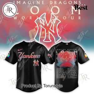 New York Yankees X Imagine Dragons Loom World Tour 2025 Baseball Jersey New York Yankees X Imagine Dragons Loom World Tour 2025 Baseball Jersey