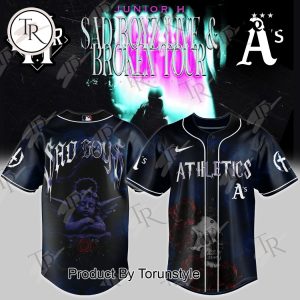 Oakland Athletics X Junior H Tour AD BOYZ LIVE & BROKEN 2025 Special Edition Baseball Jersey