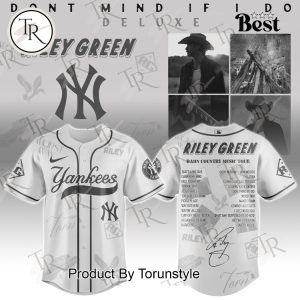New York Yankees X Riley Green Tour Damn Country Music 2025 Limited Edition Baseball Jersey