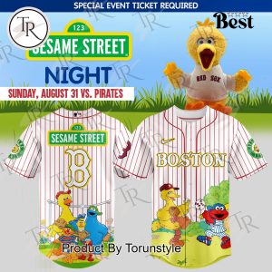 Boston Red Sox X Sesame Street Night 2025 Limited Edition Baseball Jersey