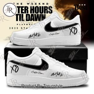 The Weeknd After Hours Till Dawn Tour 2025 Custom Name Special Edition Air Force 1 Sneakers