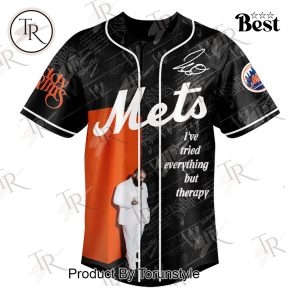 New York Mets X Teddy Swims Album I’ve Tried Everything But Therapy Special Edition Baseball Jersey