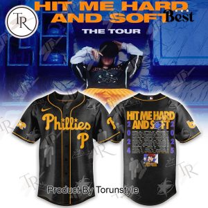 Philadelphia Phillies X Billie Eilish Hit Me Hard and Soft Limited Edition Baseball Jersey