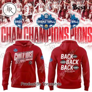 SEC Women’s Basketball Regular Season Champions 2025 South Carolina Gamecocks Hoodie