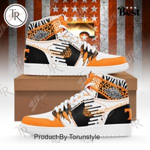 Tennessee Volunteers Football Team Limited Edition Air Jordan 1 Hightop Shoes