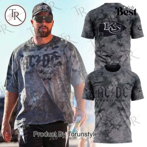 Kansas City Chiefs X AC DC Album Back In Black Hoodie
