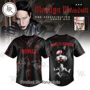 Kansas City Royals X Marilyn Manson Tour 2025 One Assassination Under God Baseball Jersey
